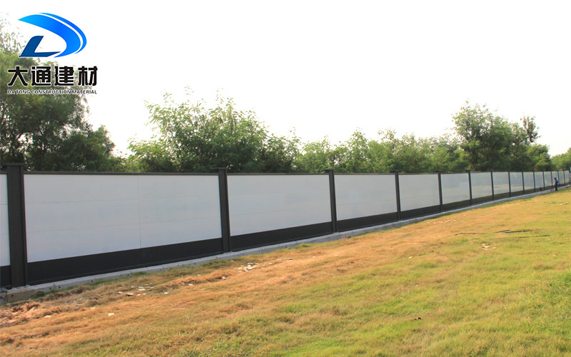 深圳市政圍擋，市政施工圍擋安裝現場效果圖