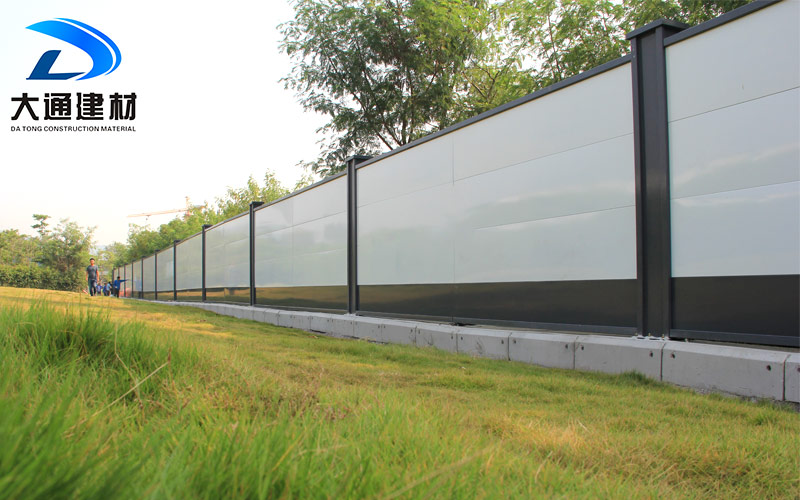 深圳市政圍擋，市政施工圍擋安裝現場效果圖